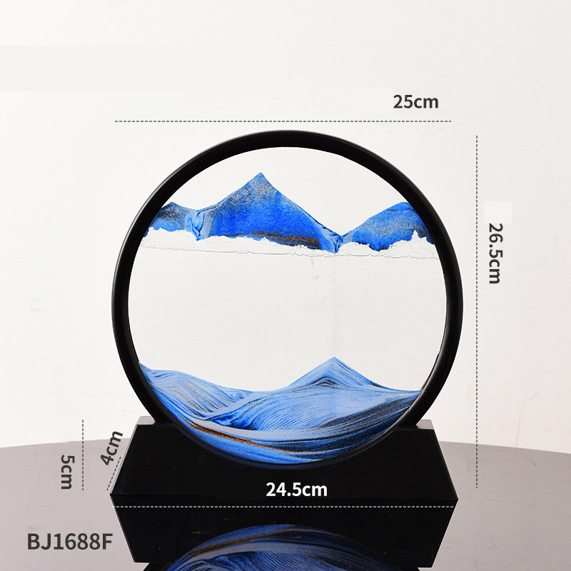 3D Glass Quicksand Painting