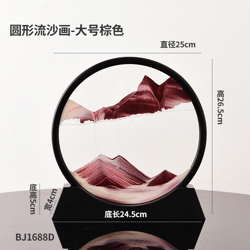 3D Glass Quicksand Painting