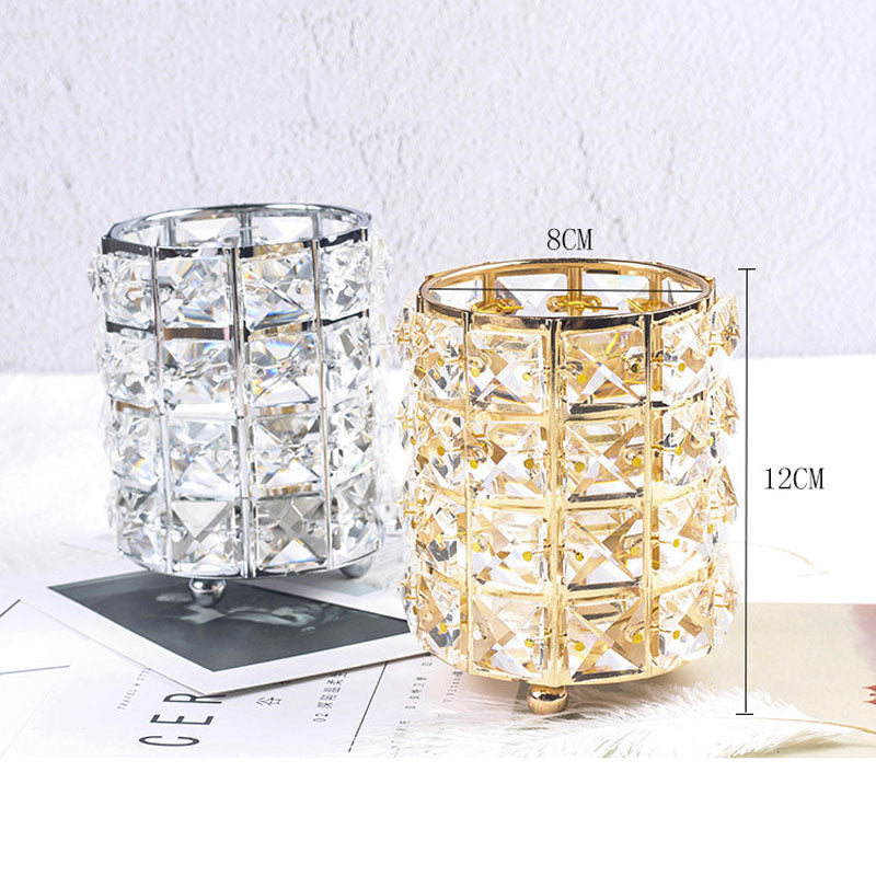 Crystal Makeup Brush Organizer