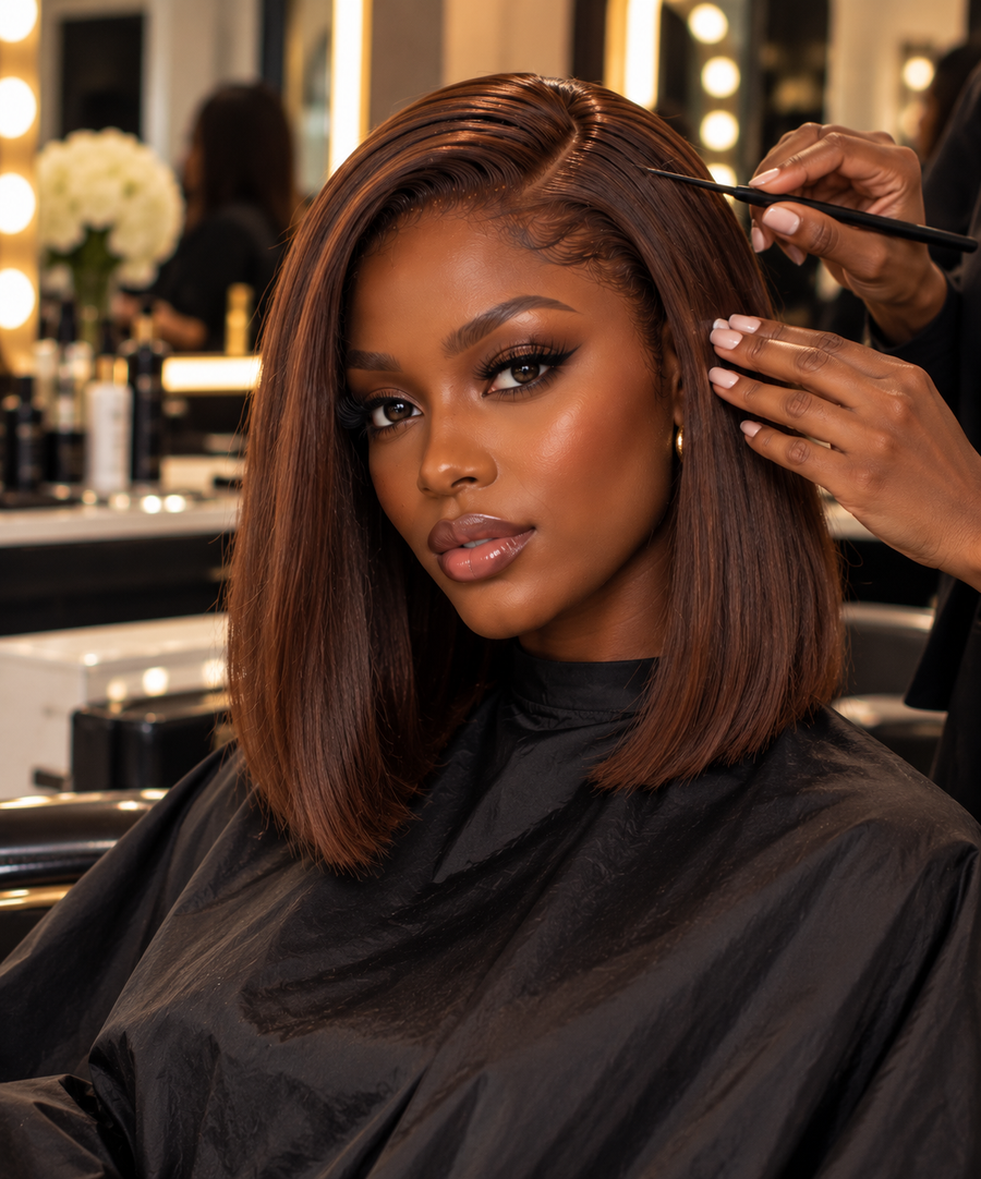Chocolate Straight Virgin Hair Bob