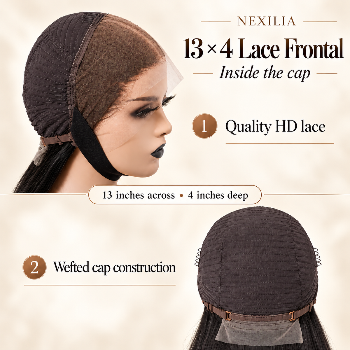 Double drawn Straight Virgin Hair Bob — 14"/16" Natural Black