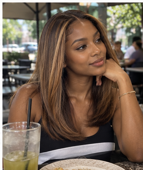 Body Wave Virgin Hair Wig — Balayage Highlights