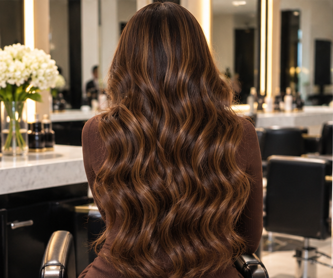 Caramel Balayage Human Hair Wig