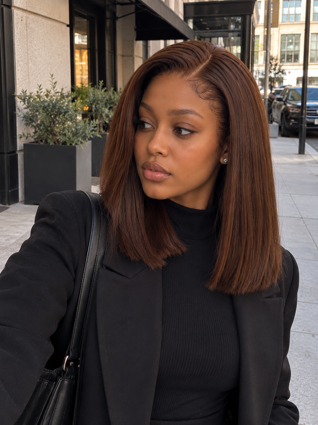Chocolate Straight Virgin Hair Bob